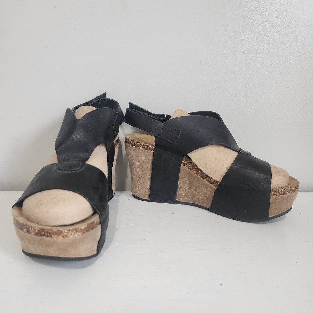 Pierre Dumas Wedge Sandals Women's